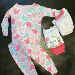 Baby girl clothes (5 pairs)